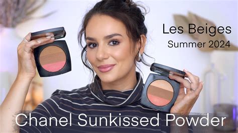 chanel puder les beiges 30|les beiges sun kissed powder.